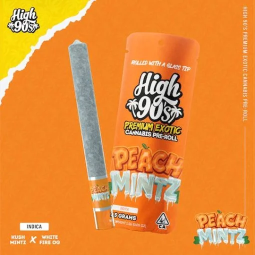 Peach Mintz 1.5g High Roller Pre-Roll
